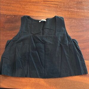 Abercrombie & Fitch Linen Crop Top